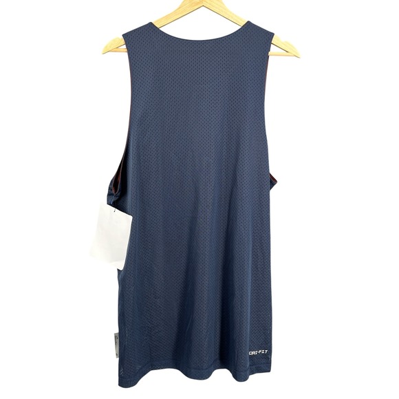 Nike Reversible Mesh Jersey Tank Top Sample Prototype Just Do It NBA Graphic Med - Picture 4 of 8